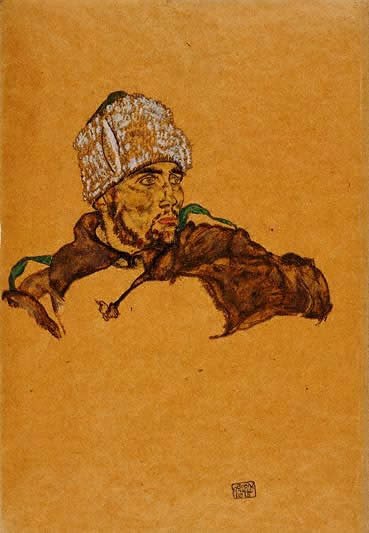 Egon Schiele Russian Officer